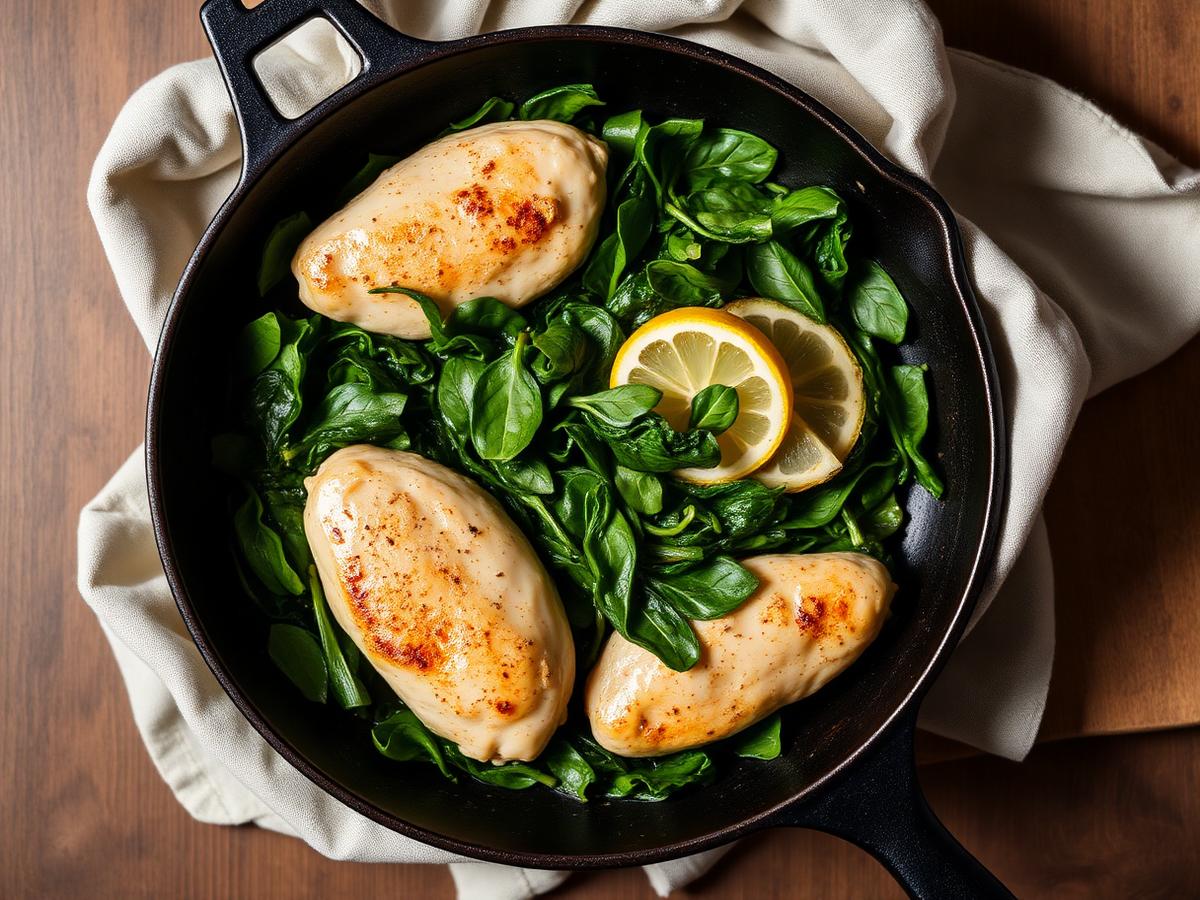 30-Minute Chicken and Greens Skillet